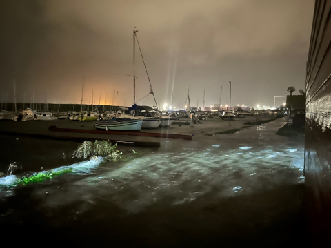 Køge Marina Stormfloden oktober 23